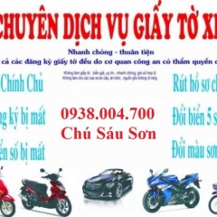 Dịch Vụ Sang Tên Xe Chính Chủ